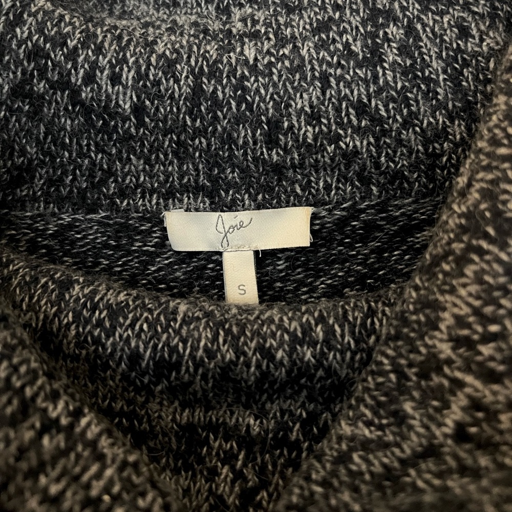 JOIE Size Small Wesley Marble Cowl Neck Sweater - Picture 3 of 3